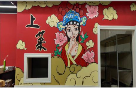 茂县墙体彩绘的发展和应用