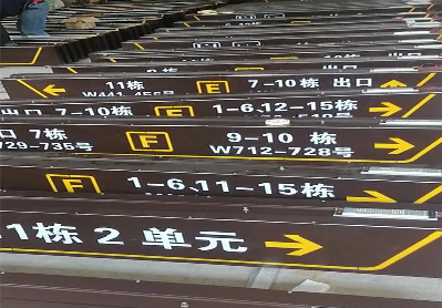 茂县广告标识中，常见的几种安装方式。